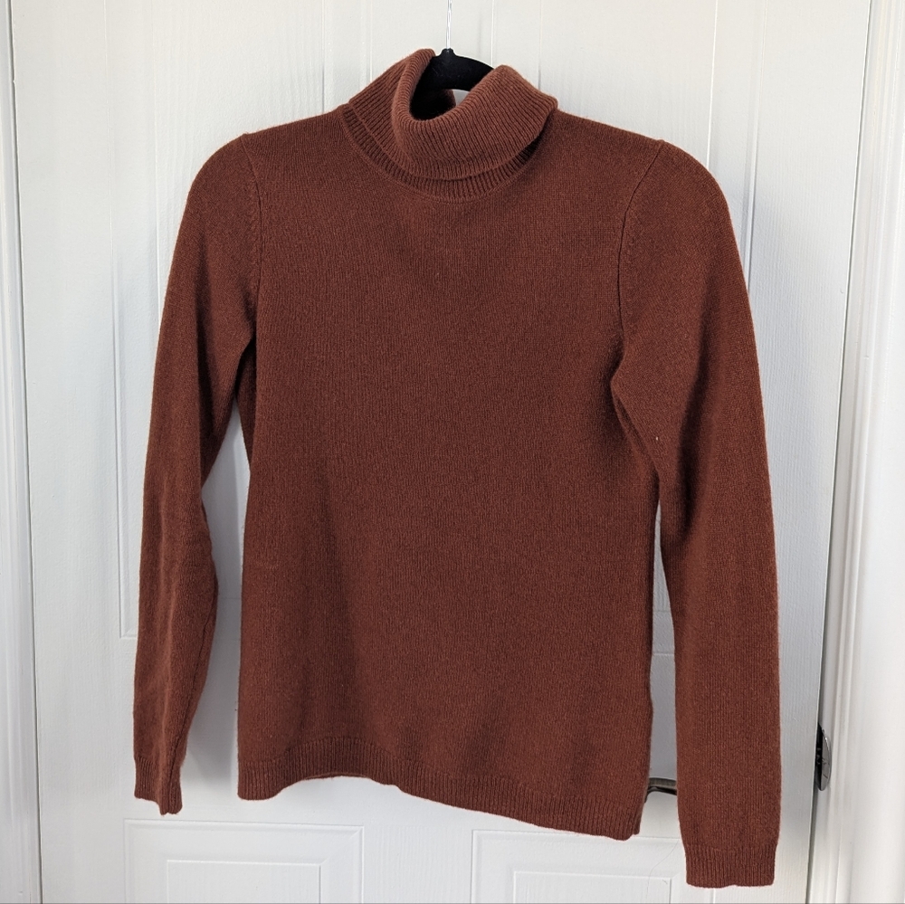 cozy cashmere turtleneck sweater